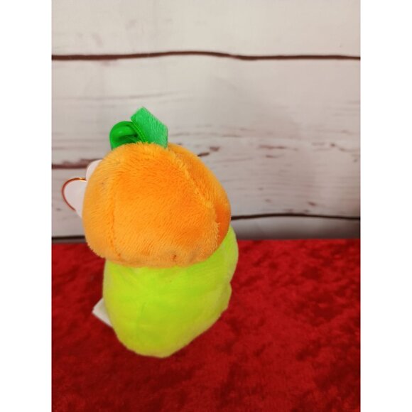 Ty Beanie‎ Bellies Hollow Plush Halloween Pumpkin Keychain 4" - Picture 3 of 5